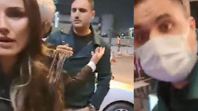 Mağazada 'sosyal mesafe' kavgası...