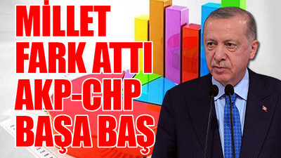 Son ankette Erdoğan'a büyük şok