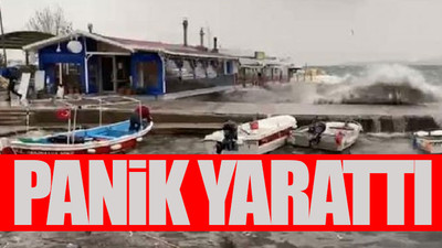 Türkiye lodosa teslim oldu: Tekneler battı, seferler iptal edildi, sahillerde dev dalgalar oluştu!