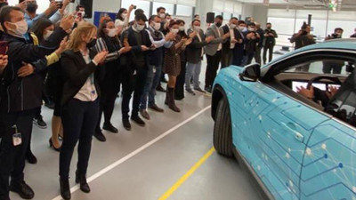 Yerli otomobil TOGG'un prototipine takılan plaka tepki çekti