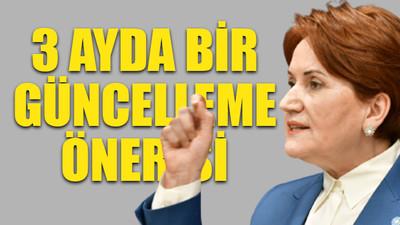 Akşener '4 ayda eriyecek' diyerek asgari ücret çağrısı yaptı
