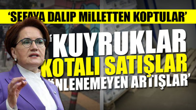 Akşener, Erdoğan'a hatırlattı: 2021 Türkiye'sinde durumlar nasıl?