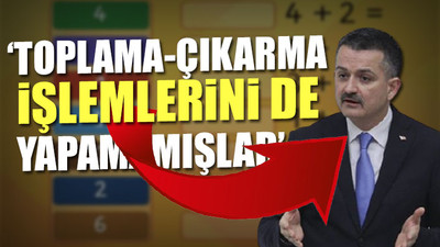 Bakan Pakdemirli'ye sert sözler: Tarımı bilmediği gibi matematiği de bilmiyormuş