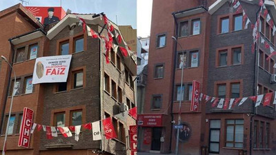 CHP'nin kaybolan pankartını Emniyet'in söktüğü ortaya çıktı