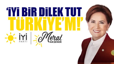 İYİ Parti Genel Başkanı Meral Akşener'den yeni yıl mesajı
