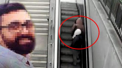 Metro'da takip ettiği kadını taciz etti