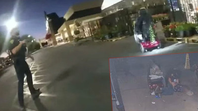 Polis, tekerlekli sandalyeli şüpheliyi dokuz el ateş ederek öldürdü