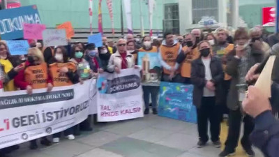 Şişli Etfal Hastanesi'nin taşınmasına karşı 'insan zinciri': Sonuçları sandıkta çok ağır olur