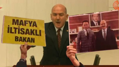 Süleyman Soylu'ya Meclis'te dövizli protesto