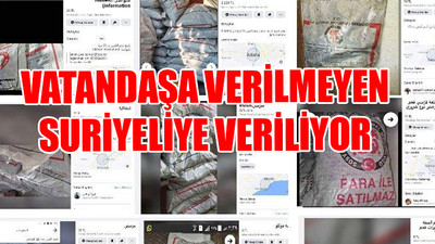 Suriyeliler bedava verilen kömürleri internetten satıyor