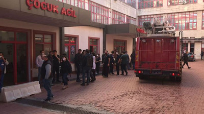 Zonguldak'ta hastanede oksijen tüpü patladı