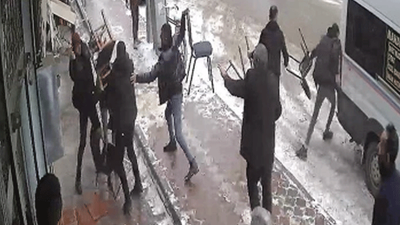 Adliye çıkışında pompalı tüfekli kavga