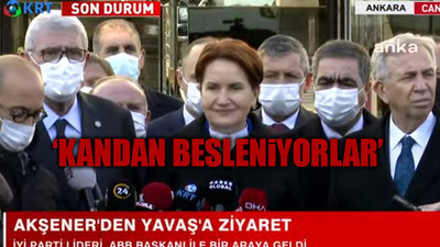 Akşener'den AKP'li vekillere: Başkanlarına karşı duydukları gıcıklığı bize döktüler