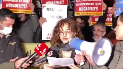Boğaziçili öğrencilerden Melih Bulu'ya: 'Birkaç ay ses çıkarırlar, sonra alışırlar' diyenler...