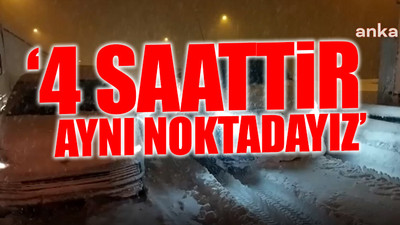 Bolu Dağı Tüneli'nde kar esareti: Mahsur kalan sürücüler araçlarını bırakıp gidiyor