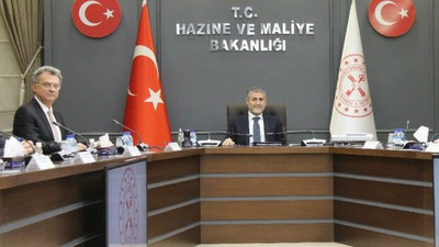 Hazine ve Maliye Bakanı Nebati ile TÜSİAD heyeti arasında görüşme
