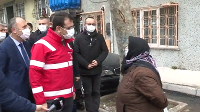 İmamoğlu ile yaşlı kadın arasında dikkat çeken diyalog