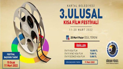 Kartal Belediyesi 3. Ulusal Kısa Film Festivali yarışmasının başvuruları başladı