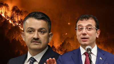 Orman yangınlarını söndüremeyen Pakdemirli İmamoğlu'nu eleştirdi