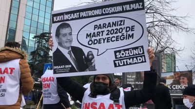 Sanatçılardan alacaklarını tahsil edemeyen inşaat işçilerine destek