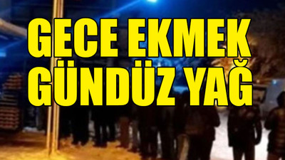 Soğuk havada bile bitmeyen kuyruk