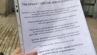 'Tarikat ve cemaat yurtları kapatılsın' bildirisi dağıtan TKP'liler gözaltına alındı