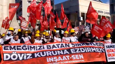 Yıllardır maaşını alamayan Kayı İnşaat işçileri Ankara'da bir araya geldi