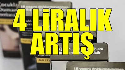 Zamlar sigara fiyatlarına yansımaya başladı!