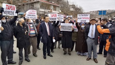 750 hak sahibine tapuları verilmiyor: Halk lütuf değil, hakkını istiyor