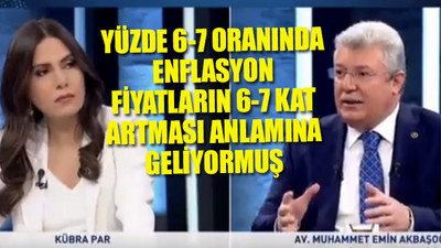 AKP'li Akbaşoğlu matematiği ile canlı yayında rezil oldu