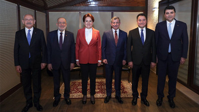 Altı muhalefet partisi lideri, CHP lideri Kılıçdaroğlu'nun çağrısıyla bir araya geldi