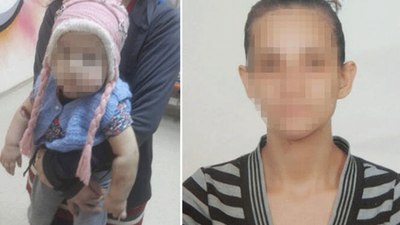 Bebeğe annesinden çamaşır sulu işkence