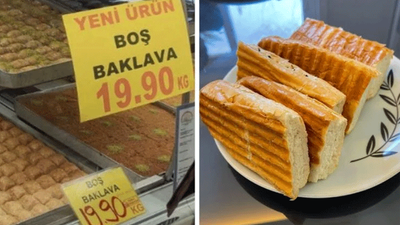 Boş baklavaya rakip! "Boş tost"