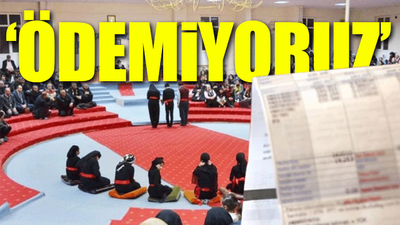 Cemevleri'nden ortak fatura tepkisi