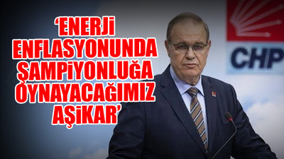CHP'li Öztrak iktidara seslendi: Kaçak Saray ve şürekası grafiğe iyice baksın