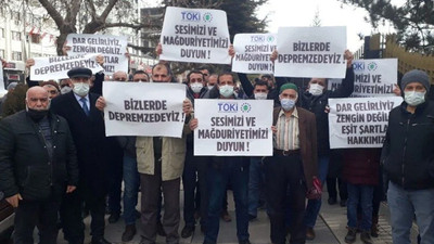 Dar gelirliler için yapıldı depremzedelere verildi