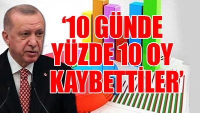 Erdoğan'a anket şoku: Millet İttifakı'nı yakalaması çok zor