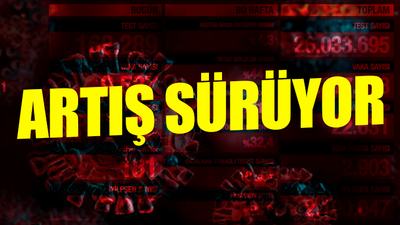 Günlük koronavirüs vaka tablosu açıklandı