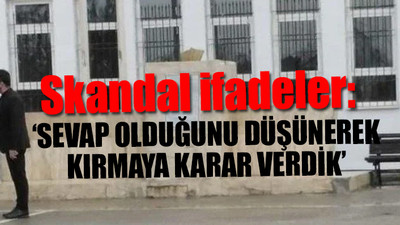 Malatya'da Atatürk büstüne saldırı...