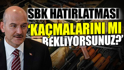 MASAK raporu Soylu'ya soruldu: Silah kaçakçılığı yapanlara niye operasyon düzenlenmedi?