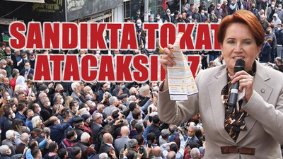 Meral Akşener’den esnafa ziyaret: Milletin sesi duyuluncaya kadar gezeceğim!