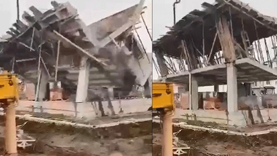 Sakarya'da inşaat çöktü 