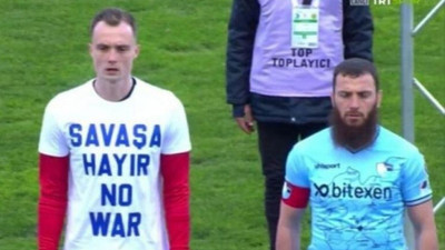 'Savaşa hayır' tişörtü giymeyen Aykut Demir'den açıklama