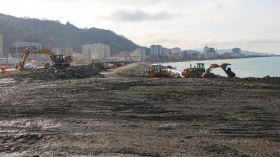 Şehir hastanesi inşası için deniz dolduruluyor: 8 milyon ton taş kullanılacak