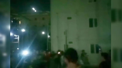 Şehir hastanesi şantiyesinde işçilerden eylem: Hem elektriksiz hem susuz kaldılar