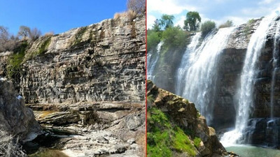 Tortum Şelalesi’nin acı veren görüntüsü: Yok ediliyor