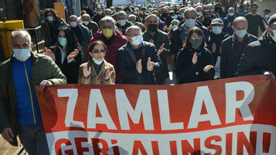 Tunceli'de fahiş elektrik zamları protesto edildi