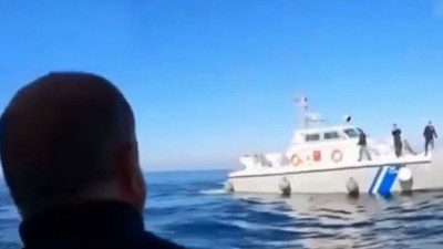 Yunan Sahil Güvenliği'nin 'batırma' tehdidine Türk balıkçı karşı koydu