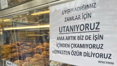 Zam yapan fırıncı özür diledi: İşin içinden çıkamıyoruz