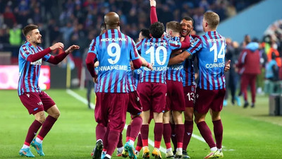 Zirve düellosunda kazanan Trabzonspor oldu